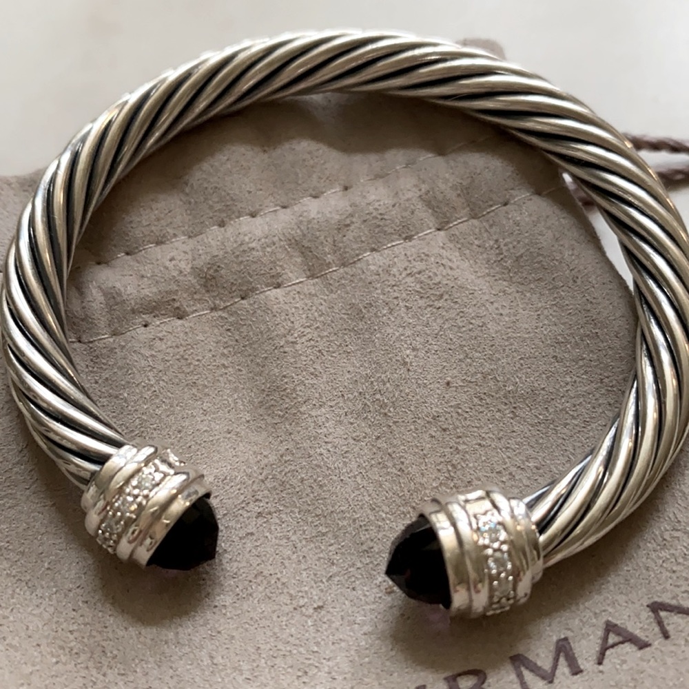 DAVID YURMAN amethyst and diamond bracelet.